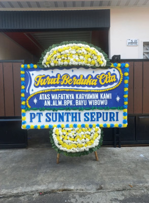 Papan Bunga Duka di Tanjungwangi
