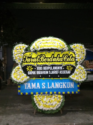 Papan Bunga Duka di Tanjungwangi